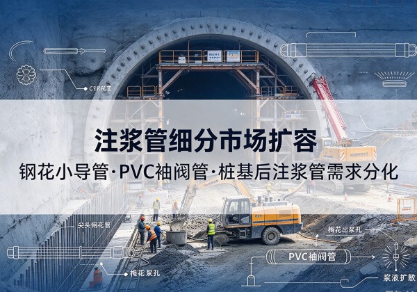 东宝注浆管细分市场扩容，隧道钢花小导管、PVC 袖阀管、桩基后注浆管需求分化